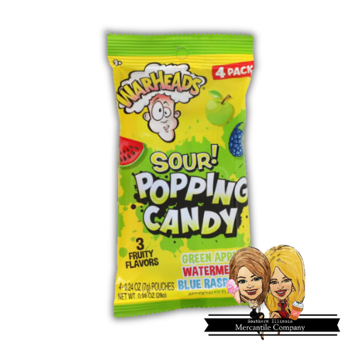 Warhead Sour Popping Candy Southern Illinois Mercantile Company 