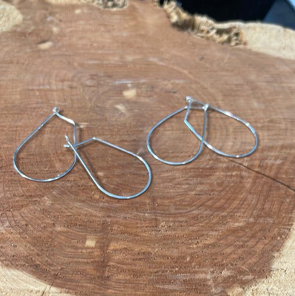 Artisan Crafted Bent Wire Earrings