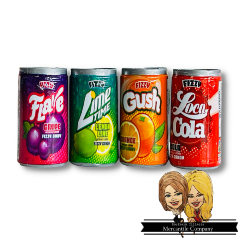 Soda Can Fizzy Candy 6 pack – Southern Illinois Mercantile Company