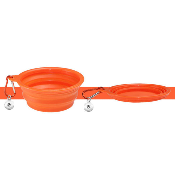 Collapsible Silicone Bowl w/Snap